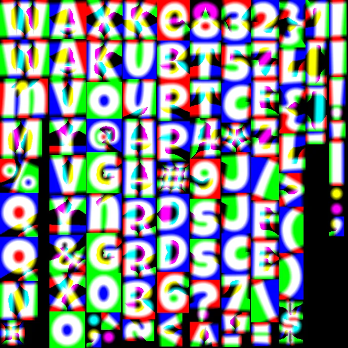 Text atlas